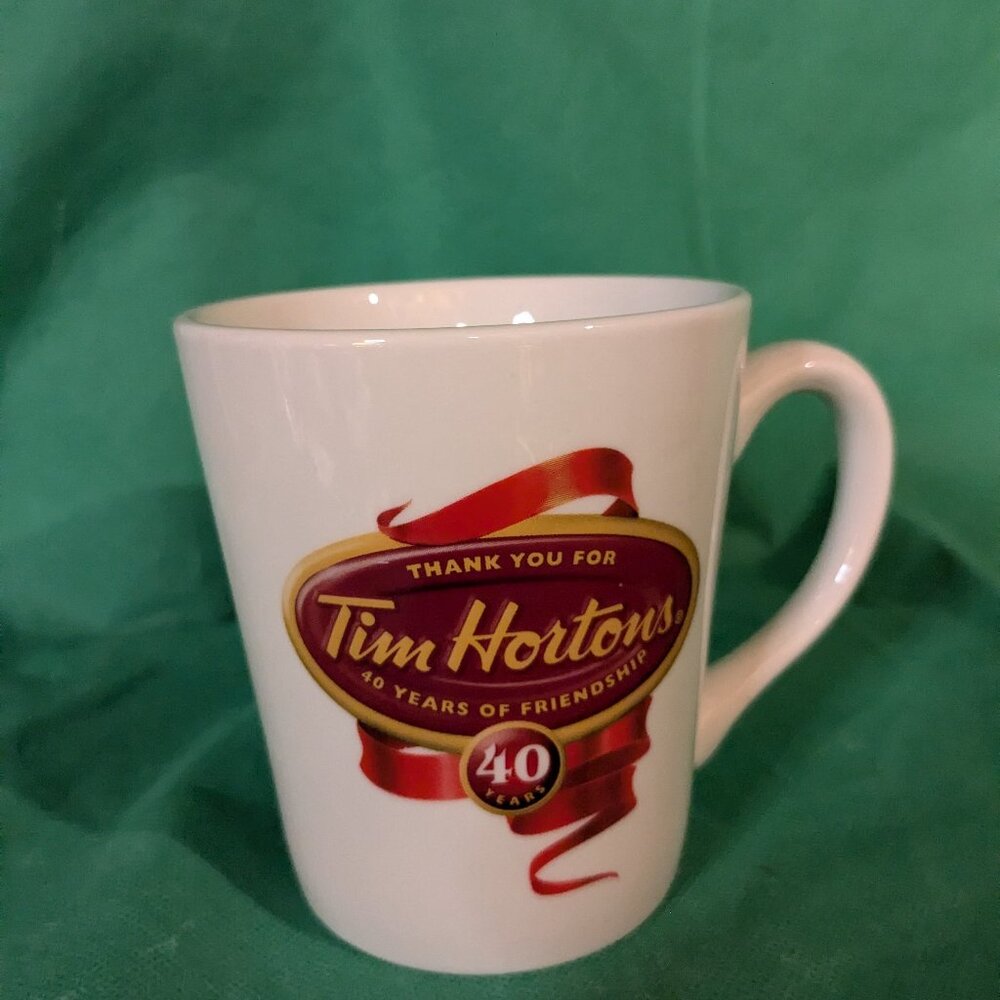 Tim Hortons 40th anniversary mug